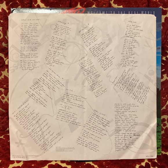 MR.Mister album Welcome To The Real World on vinyl - Picture 7 of 7